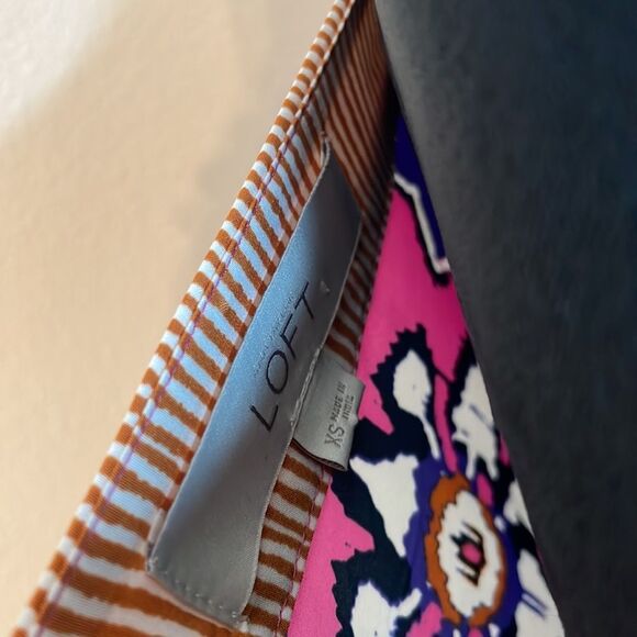 Loft floral satin mini dress - Picture 5 of 8